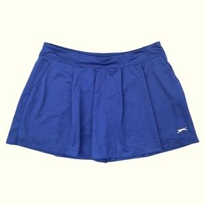 Slazenger Women’s Navy Pleated Tennis Golf Pickleball Athletic Skort Size Medium